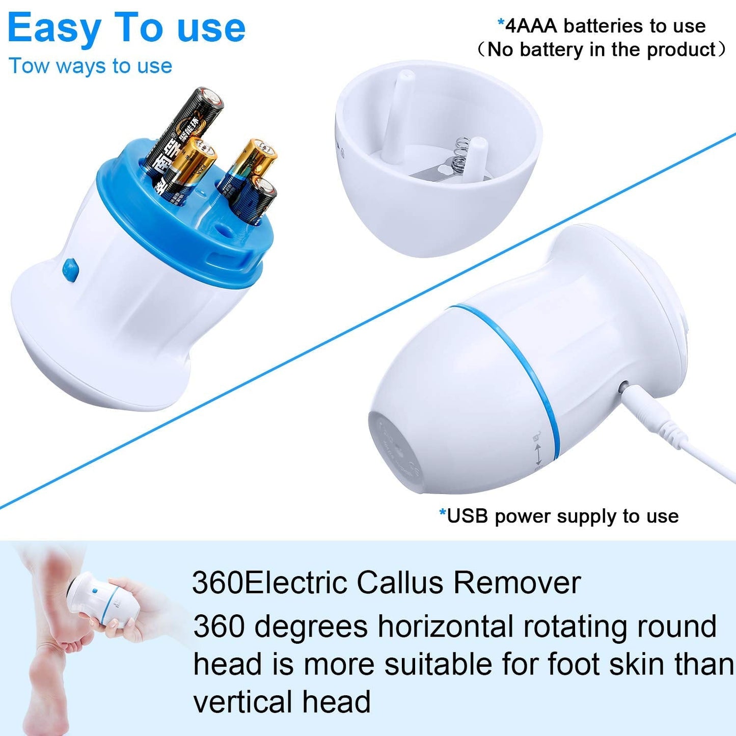 Portable Electric Foot Grinder - LightsBetter