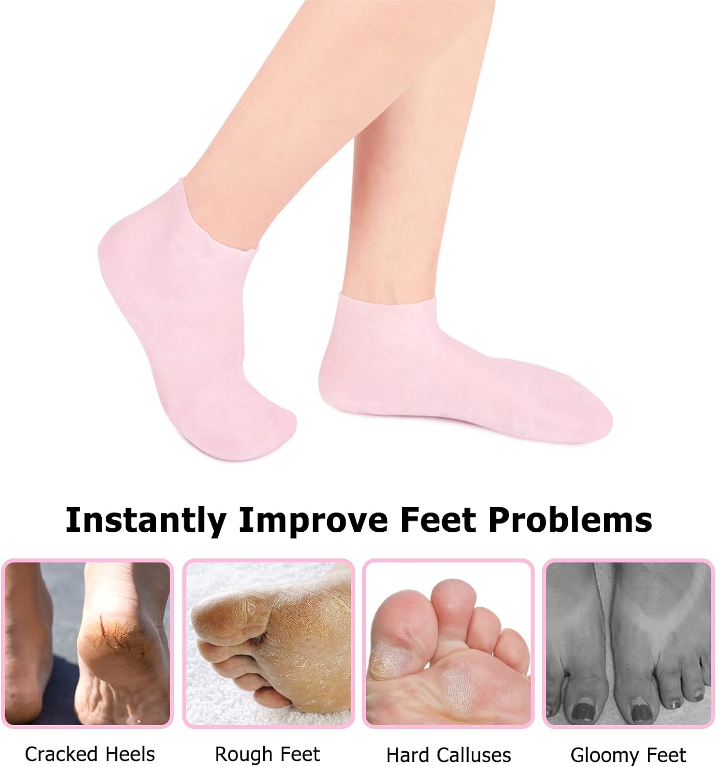 Silicone Feet Care Socks - LightsBetter